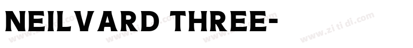 Neilvard Three字体转换 Neilvard Three字体转换